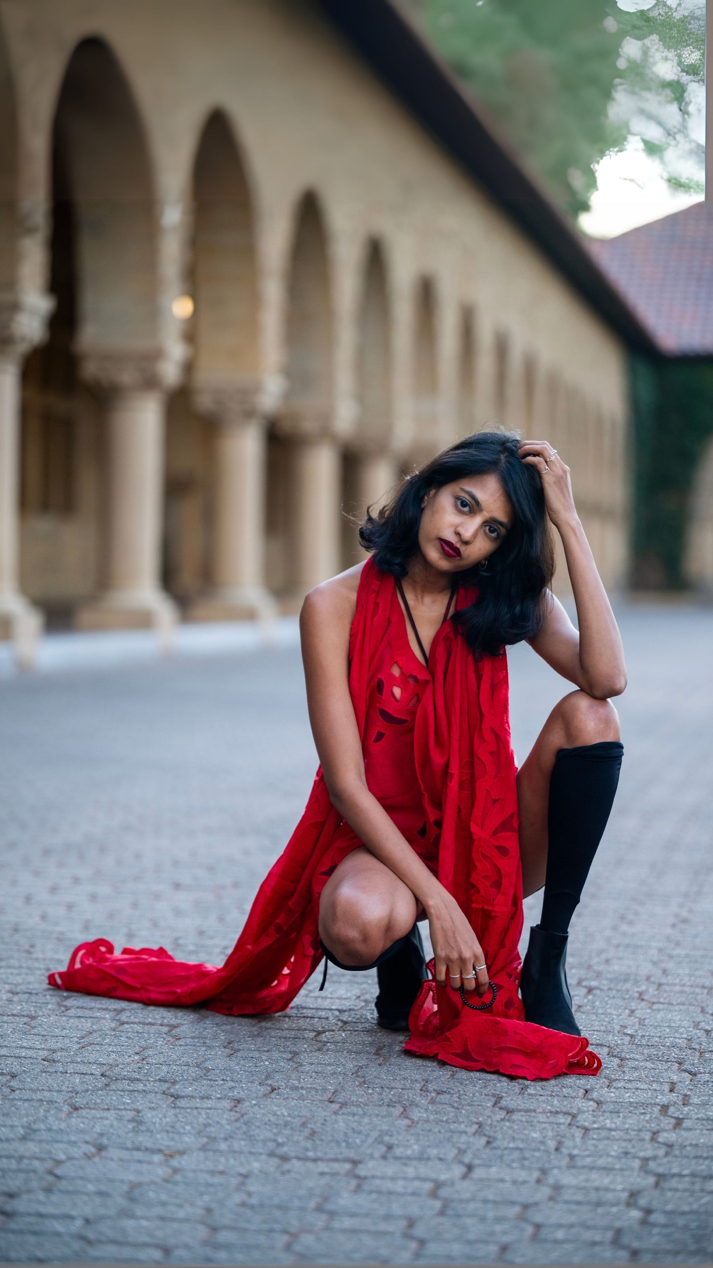 Scarlet Dawn Wrap