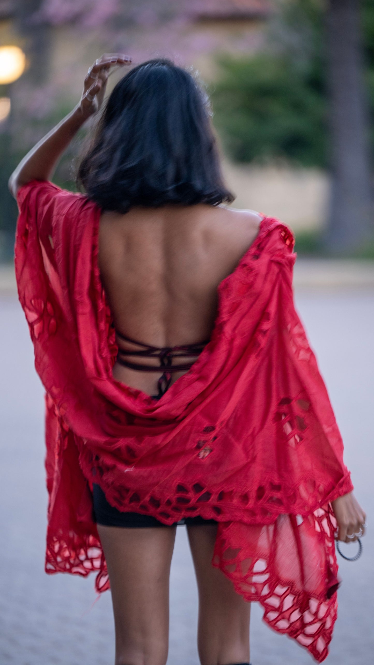 Scarlet Dawn Capelet