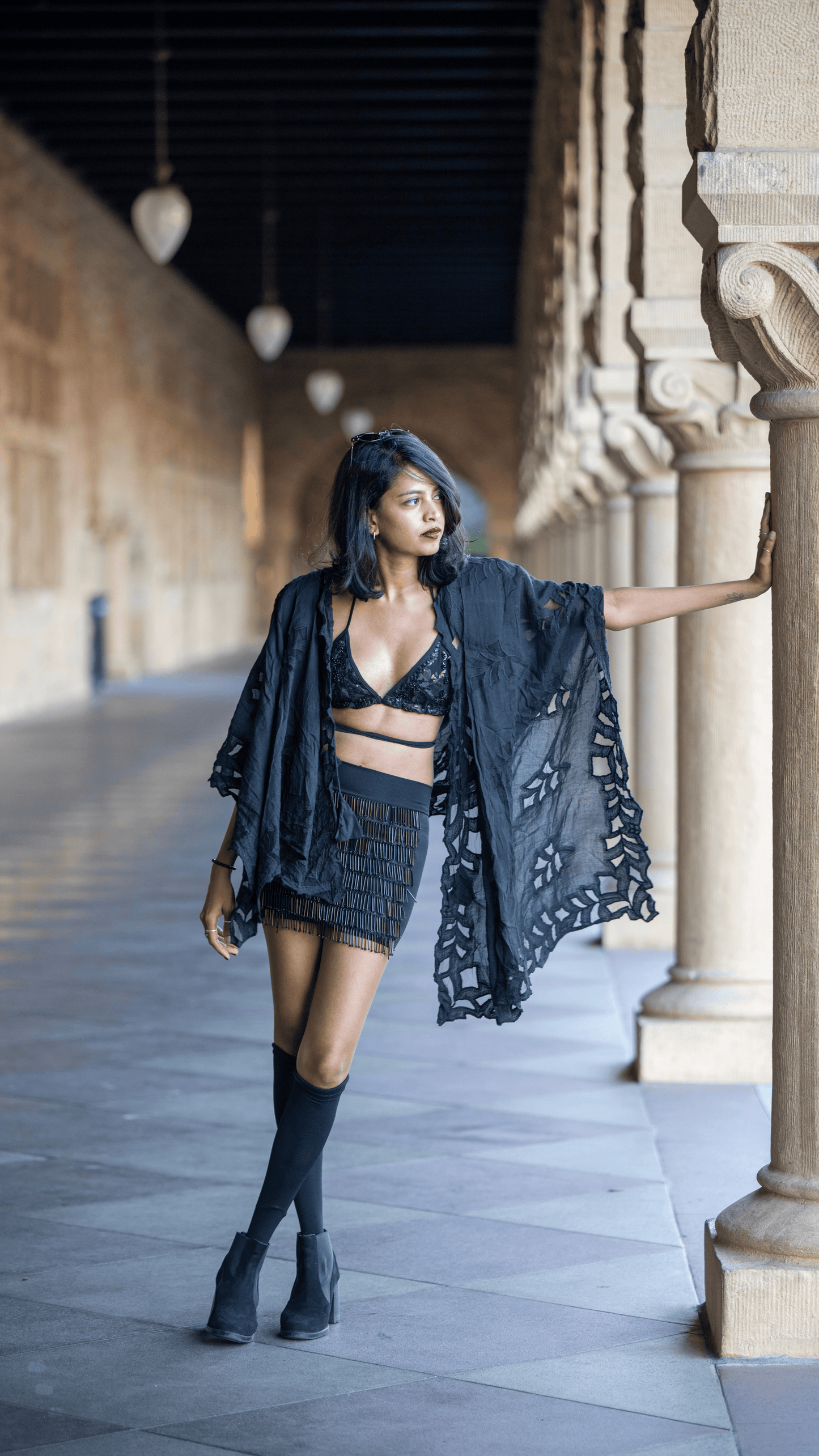 Obsidian Luxe Capelet