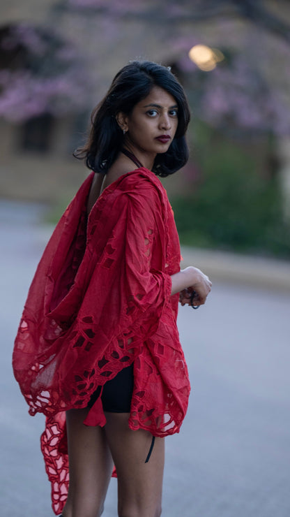 Scarlet Dawn Capelet