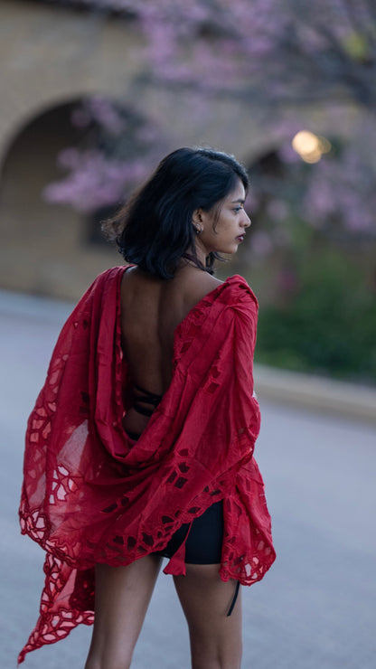 Scarlet Dawn Capelet