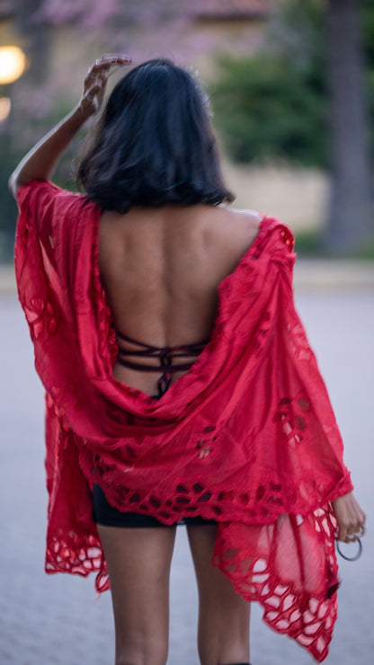 Scarlet Dawn Capelet
